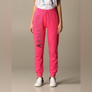 ARMANI EXCHANGE AX Women's Oversized Logo Sweatpants Joggers
